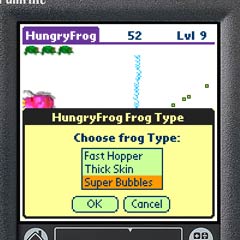 frog type menu