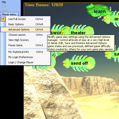 Hungry Frog German Advanced Options