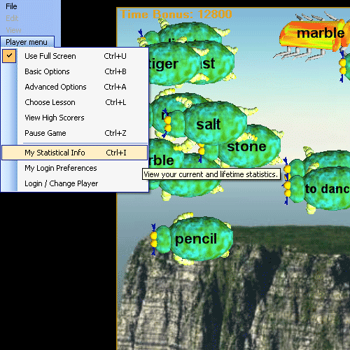 hungry frog german game student statistics