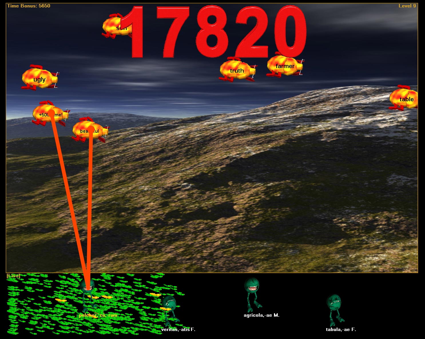 learn latin language vocabulary game easy