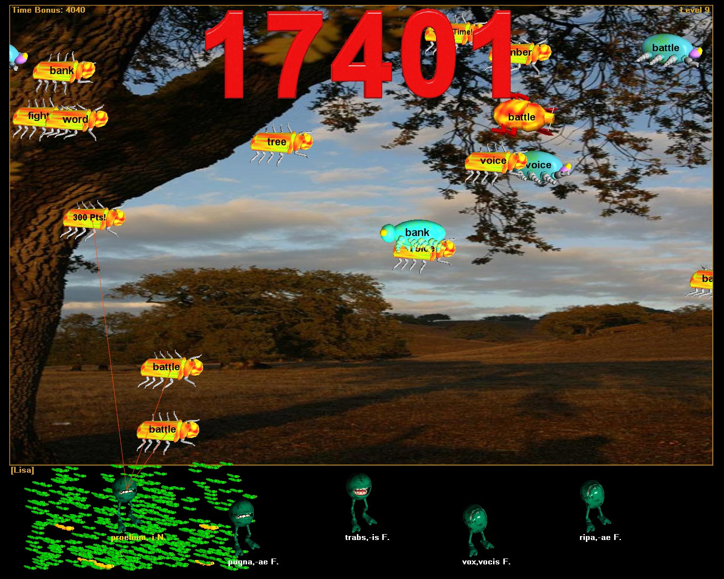 learn latin language vocabulary game medium hard